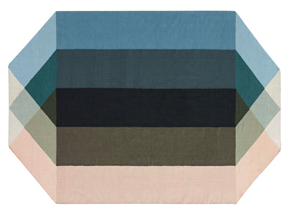 Buitenvloerkleed Gan Rugs Diamond Nude Petrol