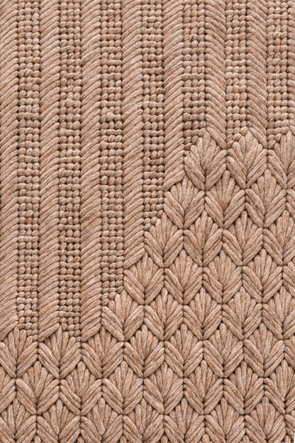 Design vloerkleed Gan Rugs Chaddar Camel detail
