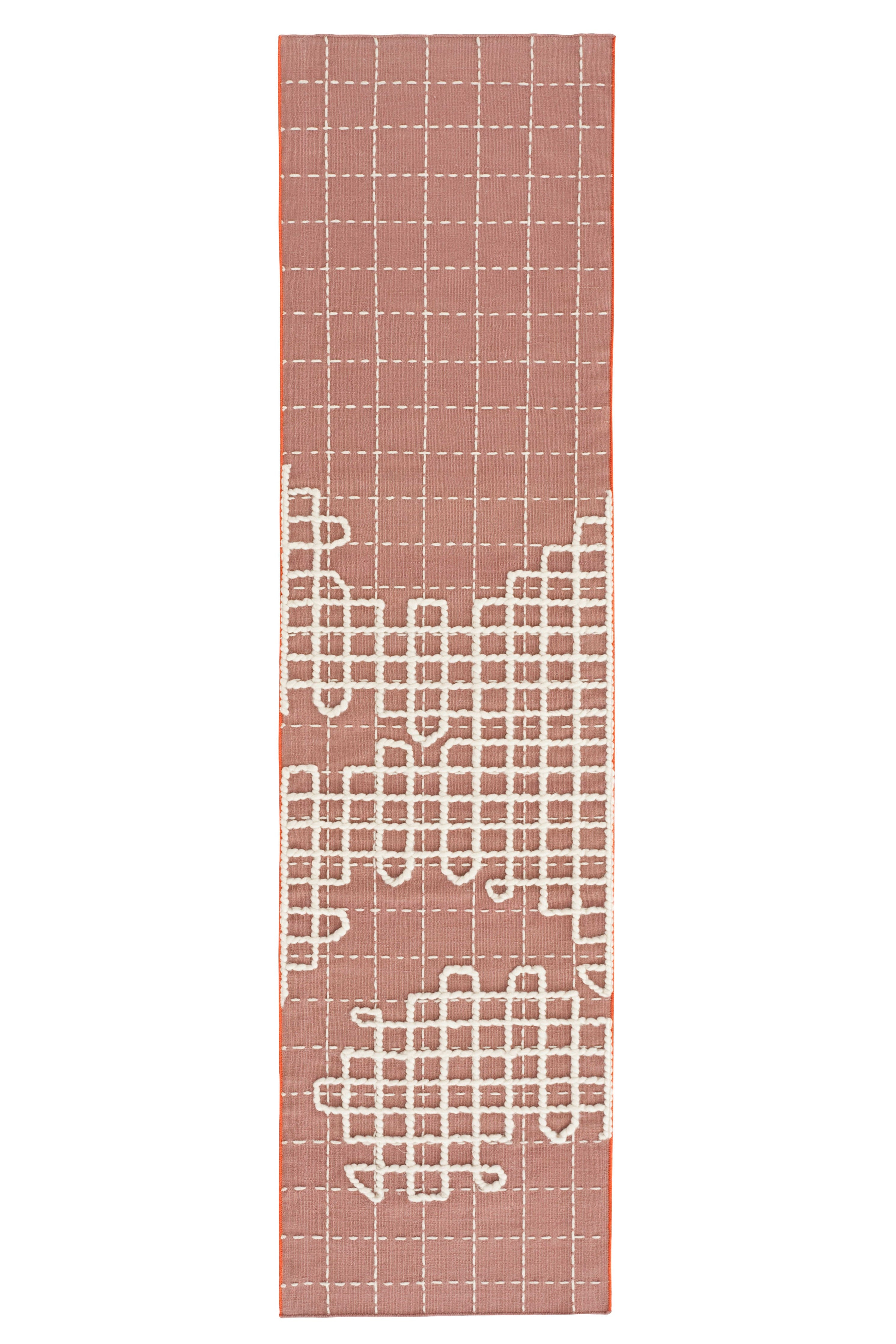 Design vloerkleed Gan Rugs Banda Individual Pink
