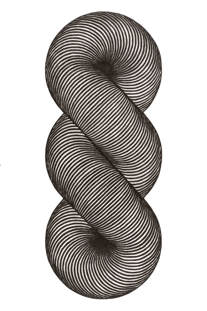 Design vloerkleed Gan Rugs Giro Black&White