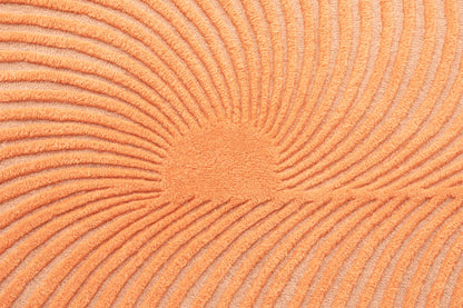Design vloerkleed Gan Rugs Giro Peach details
