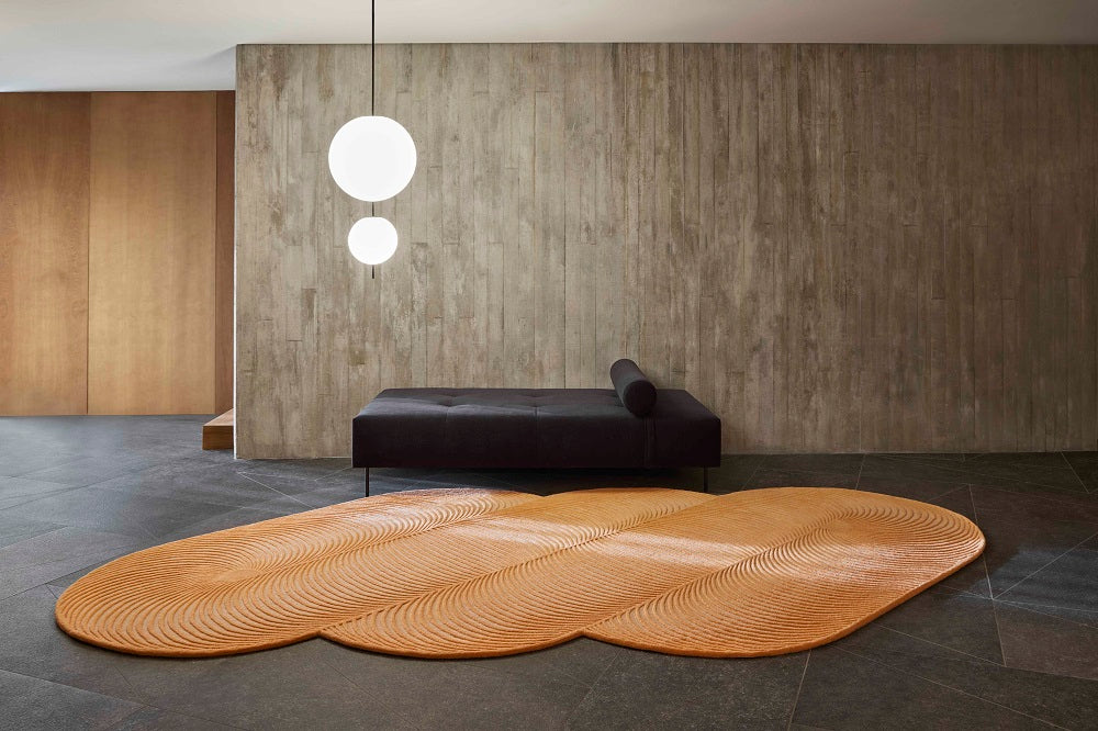 Design vloerkleed Gan Rugs Giro Peach interieurfoto