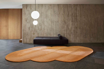 Design vloerkleed Gan Rugs Giro Peach interieurfoto