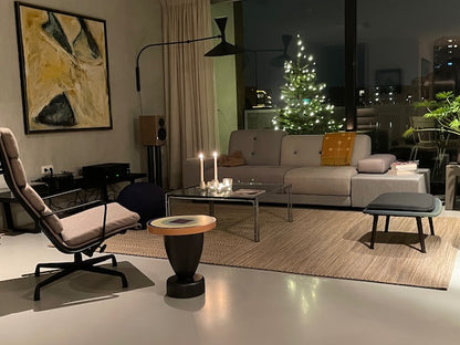 Design vloerkleed Kvadrat Corde Droit Nature 0491 kerstsfeer