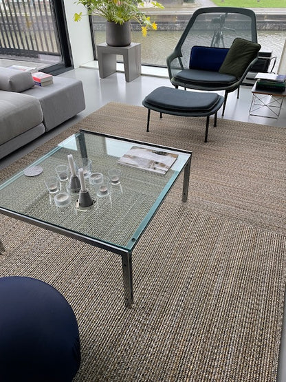 Design vloerkleed Kvadrat Corde Droit Nature 0491 sfeer