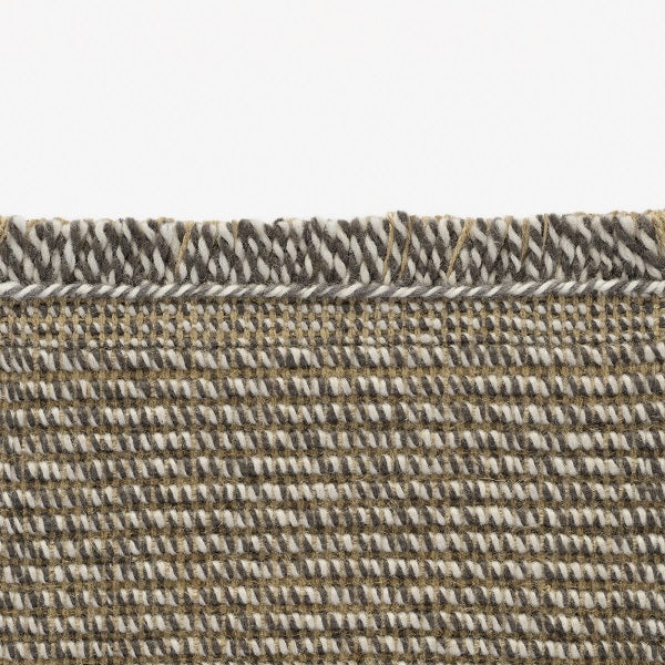 Design vloerkleed Kvadrat Jute and Wool in stock Grijs C0281
