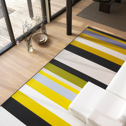 Design vloerkleed Woodnotes Avenue Stone – Yellow 1371522 sfeer2