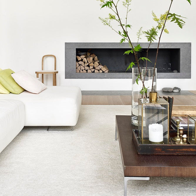 Design vloerkleed Woodnotes Path White sfeer 1630101