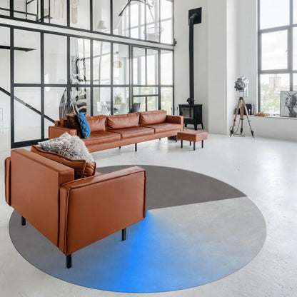 Design vloerkleed By Maut Fello Blue sfeer