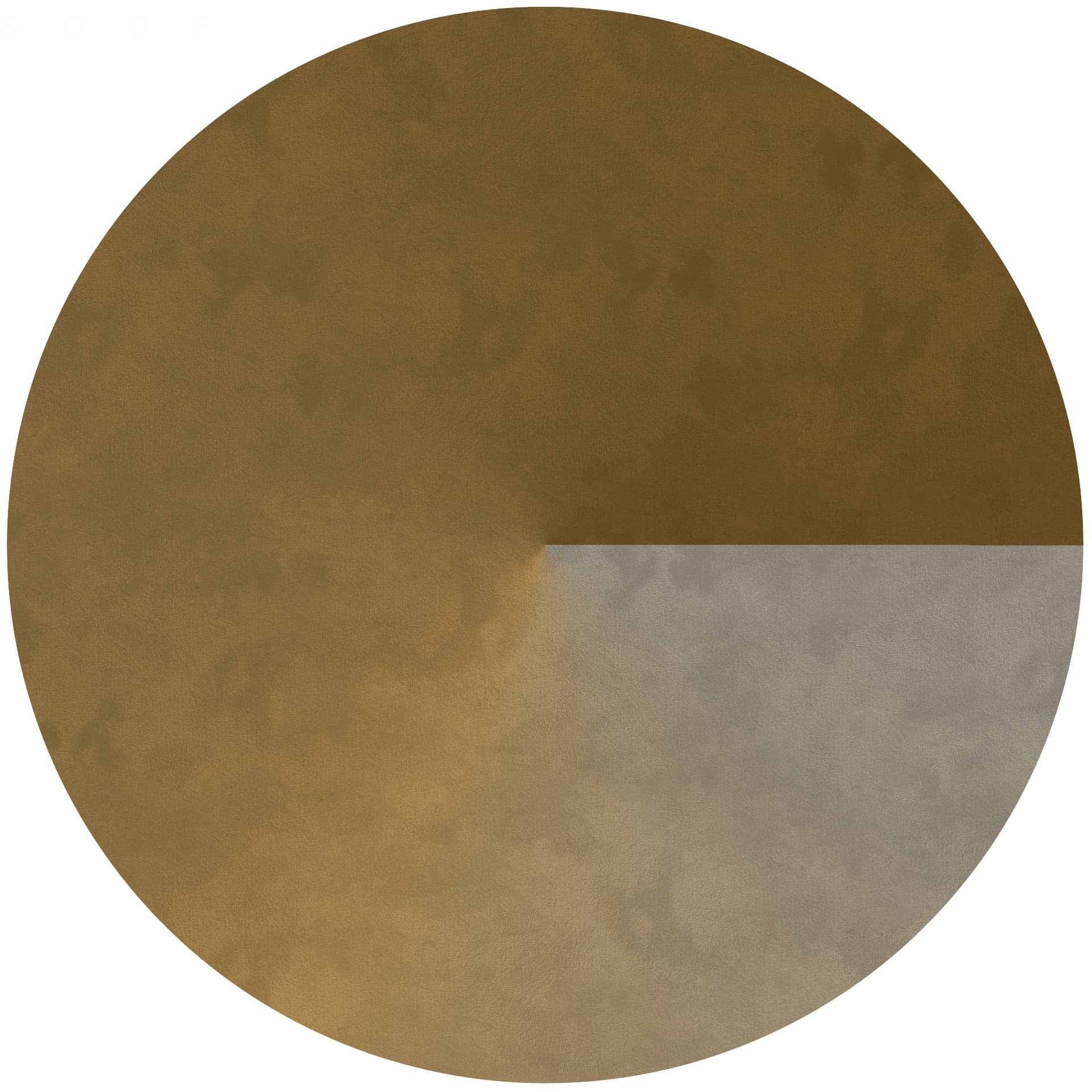 Design vloerkleed ByMaut Fello Oker