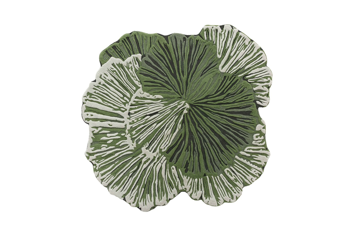 Design vloerkleed Gan Rugs Botanica Green
