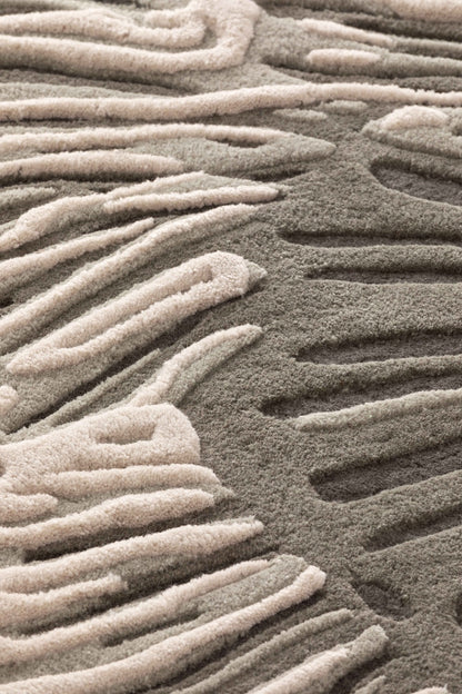Design vloerkleed Gan Rugs Botanica Grey detail