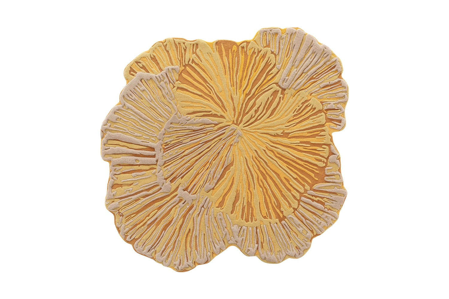 Design vloerkleed Gan Rugs Botanica Yellow 
