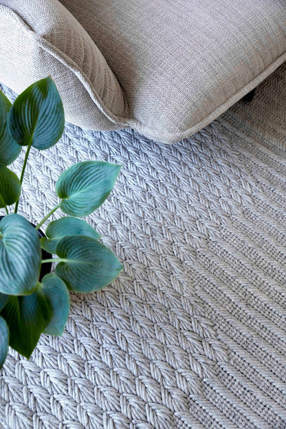 Design vloerkleed Gan Rugs Chaddar Grey sfeer1