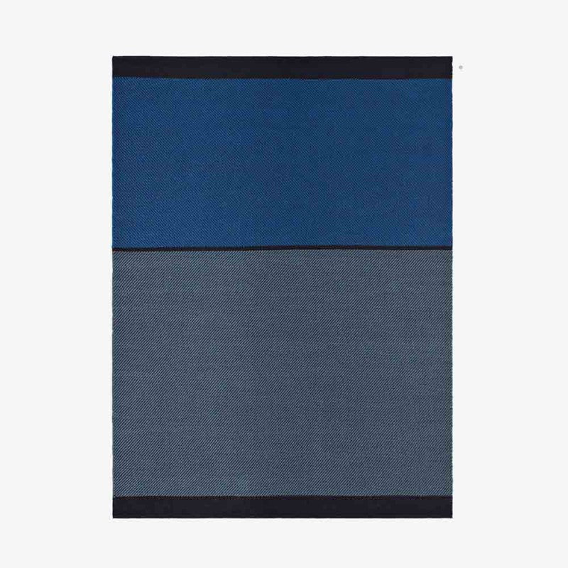 Design vloerkleed Kvadrat Merger Lichtblauw Donkerblauw 791