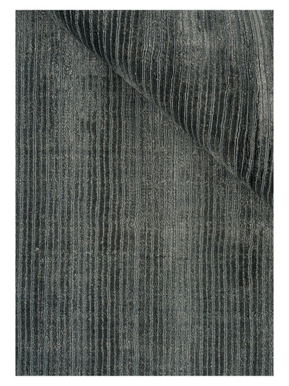 Fijn viscose vloerkleed Cleo Cactus closeup