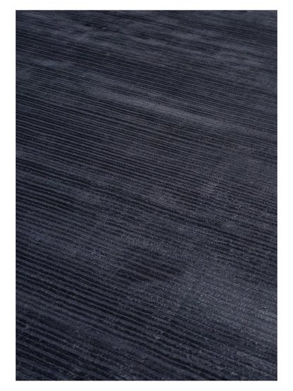 Luxe vloerkleed viscose Cleo Dark Blue detail