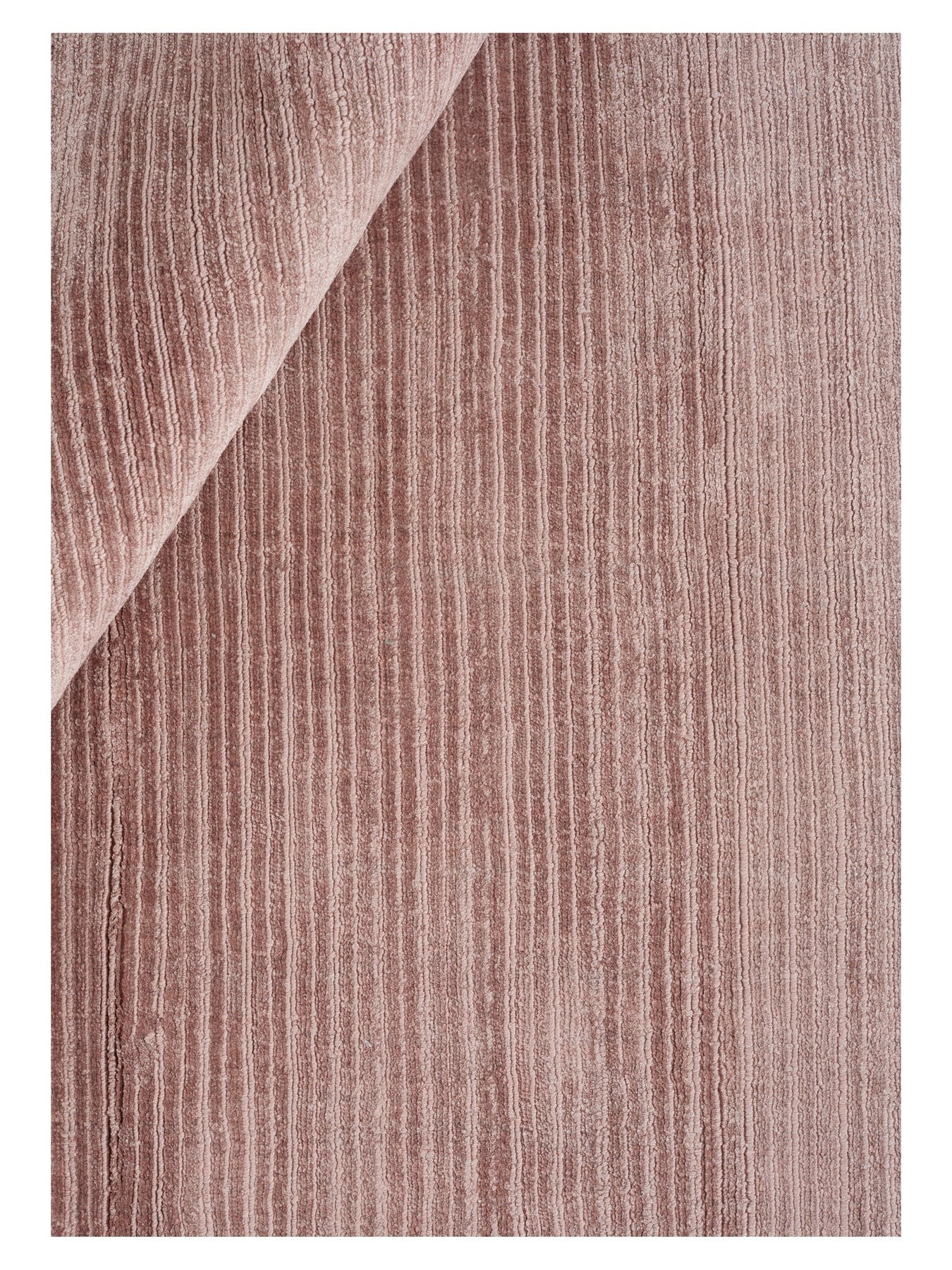 Fijn viscose vloerkleed Cleo Rose detail