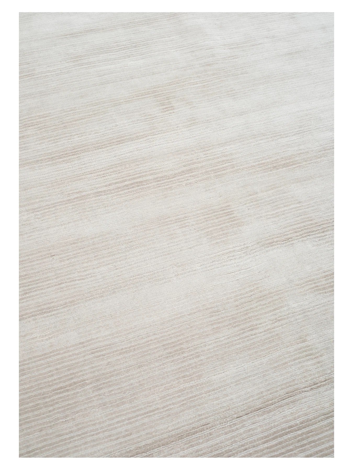 Fijn viscose vloerkleed Cleo white closeup