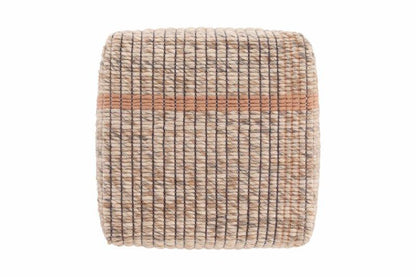 Gan Rugs Poef Reversible Pink bovenkant1