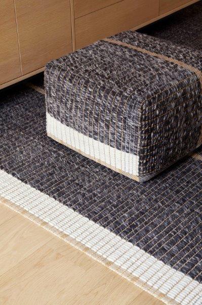Gan Rugs Reversible black detail 4
