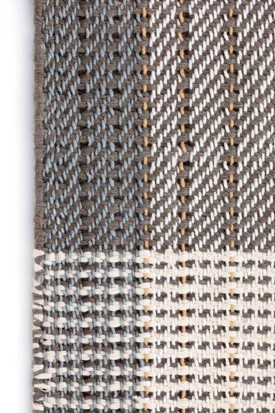 Gan Rugs Reversible black little detail