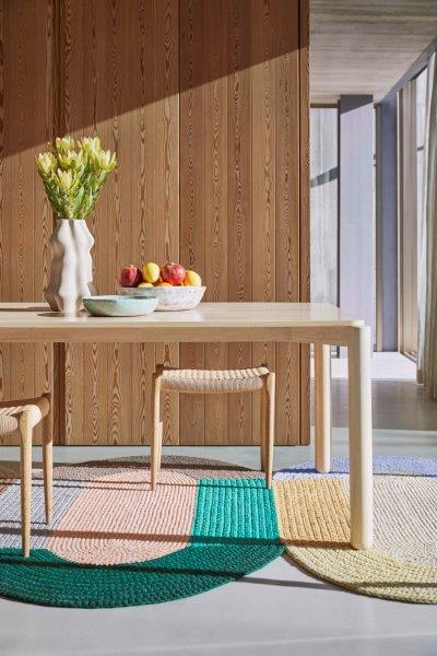 Gan Rugs The Crochet Collection Trio Mix sfeer close up