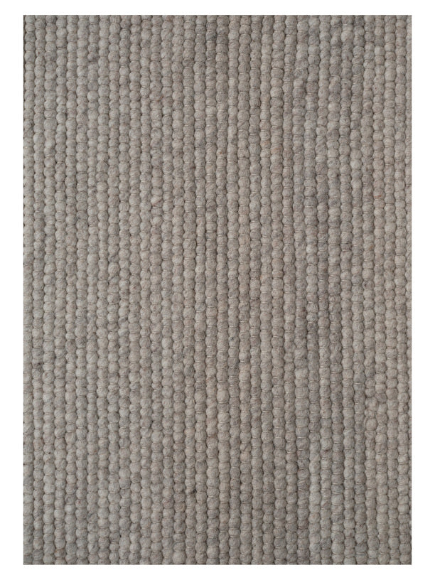 Geweven Wollen vloerkleed Ankie Grey close-up 3