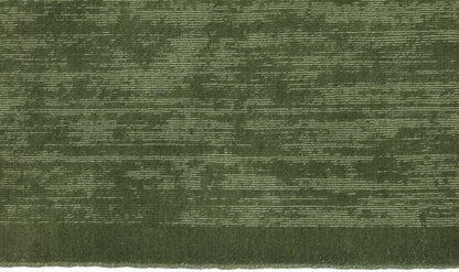 Geweven wollen vloerkleed glossy Lot Dusty Green 3737 detail