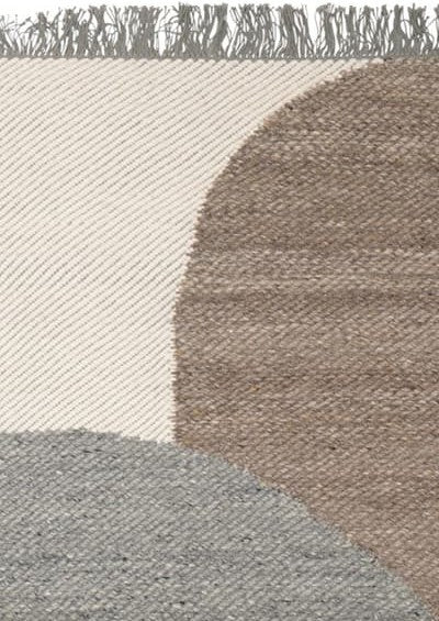 Grafisch vloerkleed Eef Grey detail