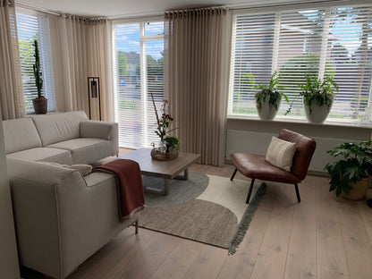 Grafisch vloerkleed Eef Grey interieur