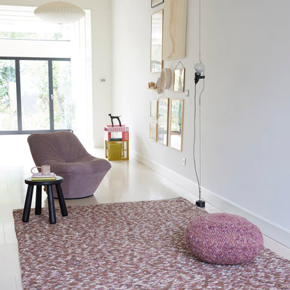 Grof handgeweven wollen vloerkleed Karlijn Mix Velvet interieur