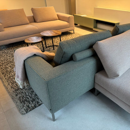 Grof wollen vloerkleed Karlijn Mix Groen Grijs