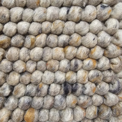 Grof wollen vloerkleed Marit Grijs mix 03