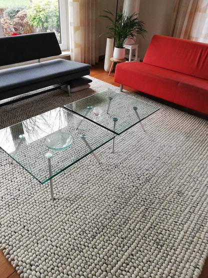 Grof wollen vloerkleed Marit Offwhite 01 interieur