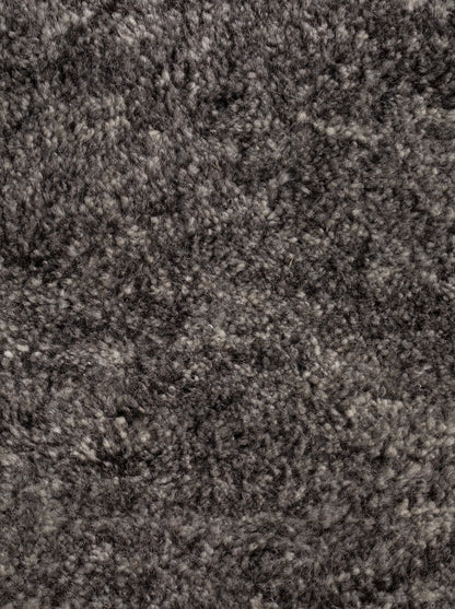 Hand Geknoopt Wollen Vloerkleed Woodnotes Uni Ivory Grey closeup2