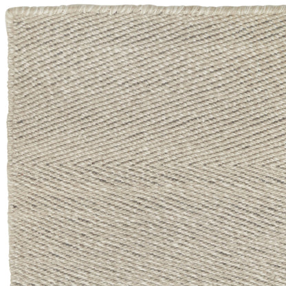 Handgeweven Wollen Vloerkleed Annemijn Zand Detail