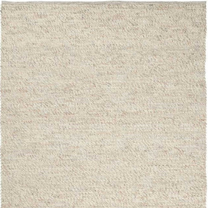 Handgeweven Wollen vloerkleed Ankie Beige