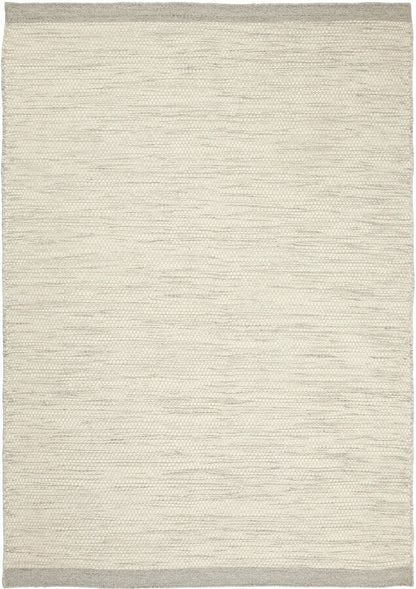 Handgeweven wollen vloerkleed Anna Ijzer