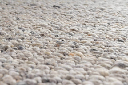 Handgeweven wollen vloerkleed Filou Natural Mix 22 detail 