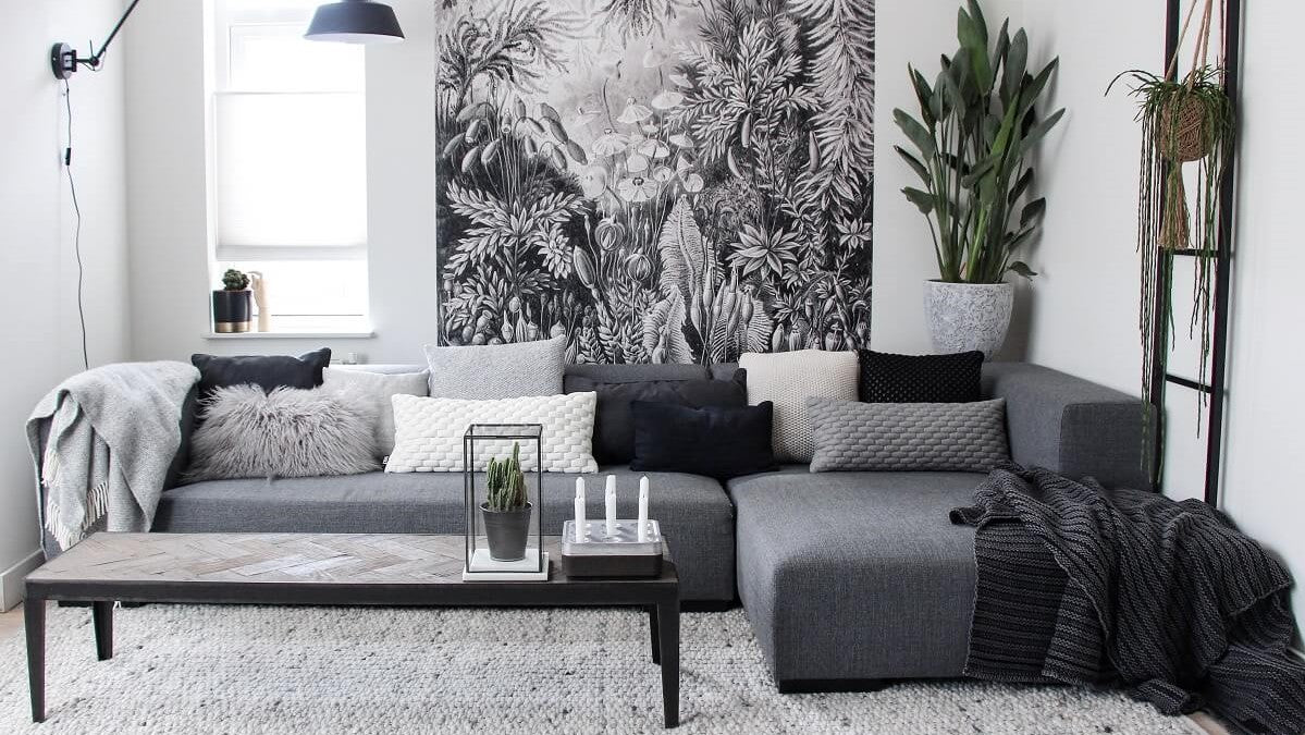 Handgeweven wollen vloerkleed Filou Offwhite Mix 05 detail 1