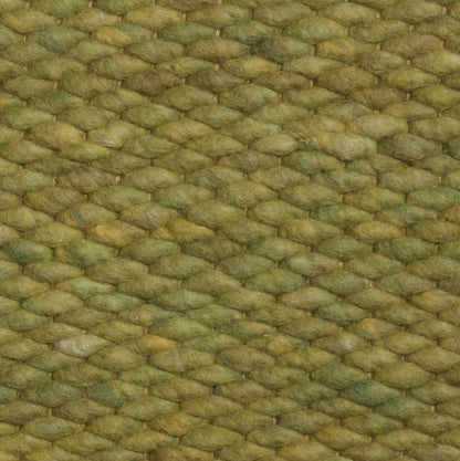 Handgeweven wollen vloerkleed Lisanne Limoen 040