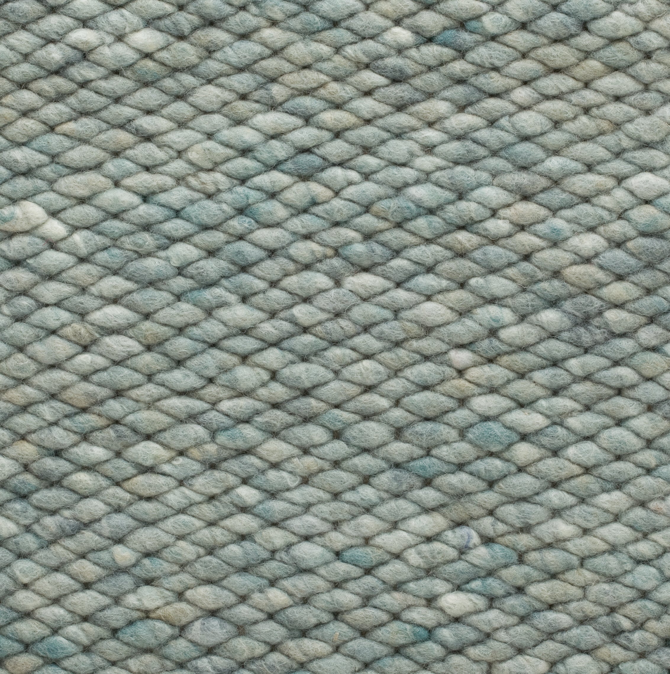 Handgeweven wollen vloerkleed Lisanne Mint 343