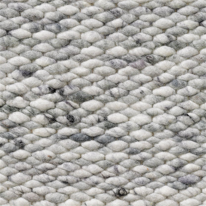 Handgeweven wollen vloerkleed Lisanne Mix Snow 430 + Dawn 446
