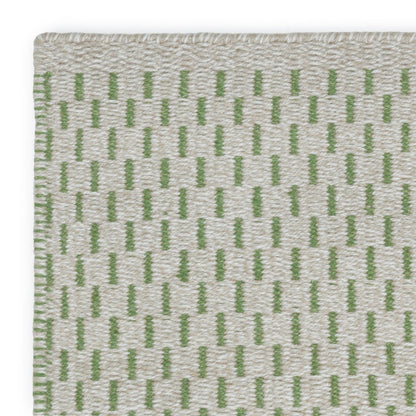 Hip Handgeweven Vloerkleed Ritchy Groen Detail