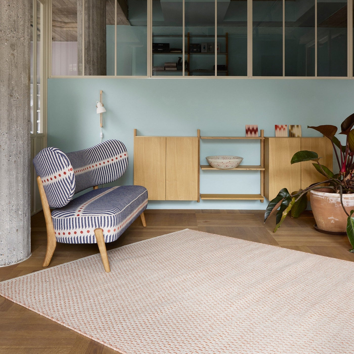 Hip Handgeweven Vloerkleed Ritchy Oranje Interieur