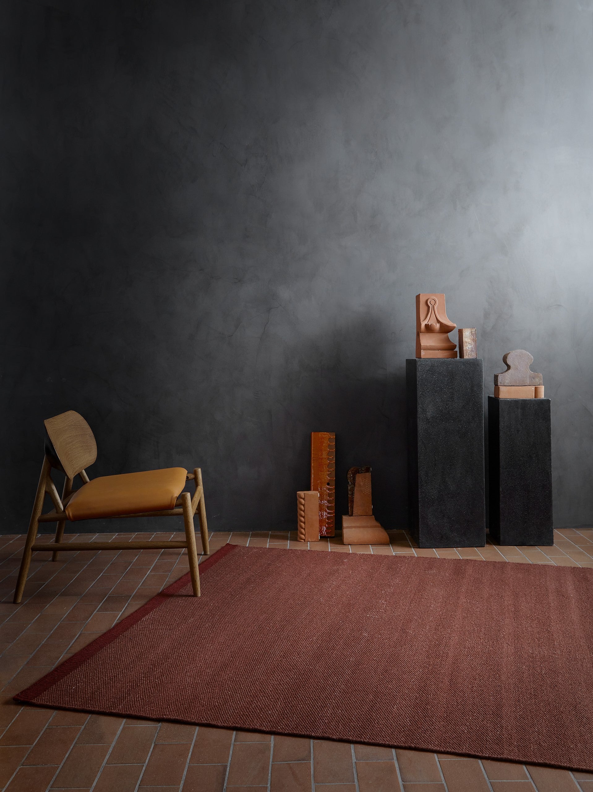 Hip Vloerkleed Ulrike Bordeaux interieur 2