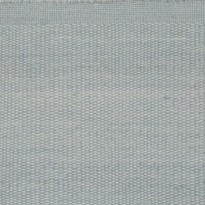 Hip wollen vloerkleed Brecht Lichtblauw detail
