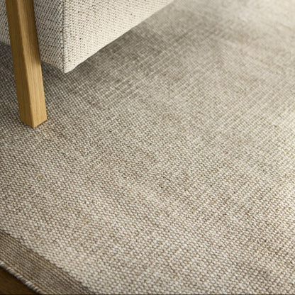 Hip wollen vloerkleed Brecht Offwhite sfeer