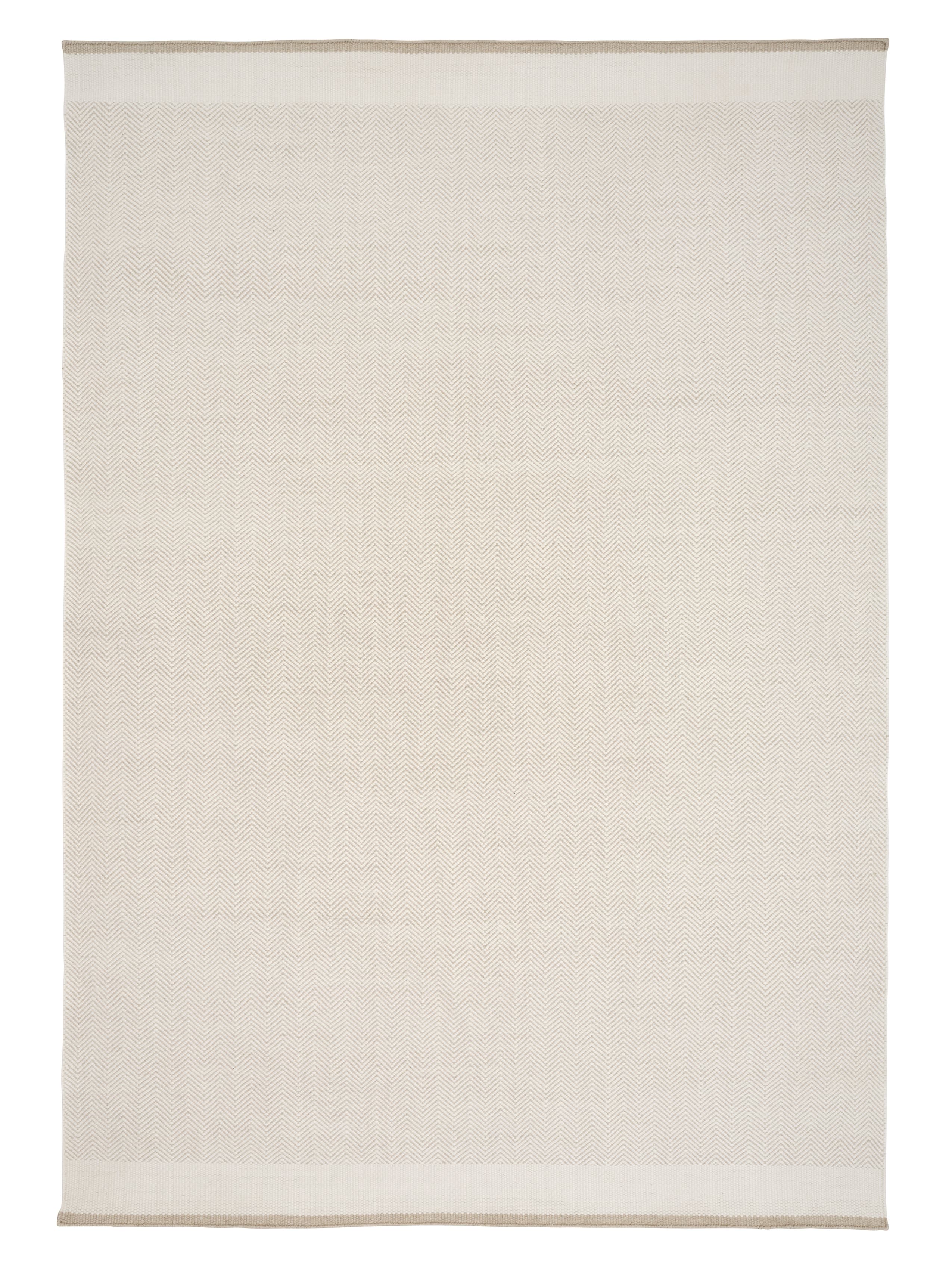 Hip wollen vloerkleed Suze White